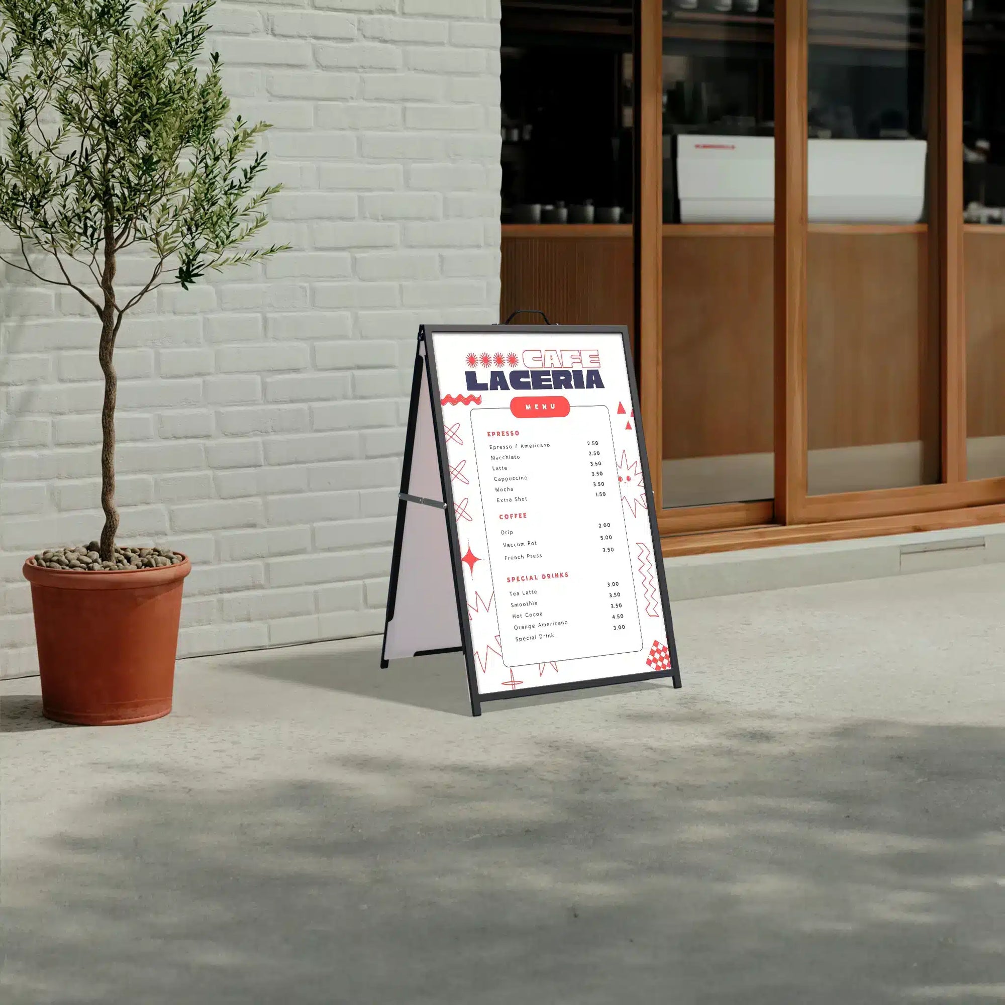 Slim Portrait Insert A-Frame