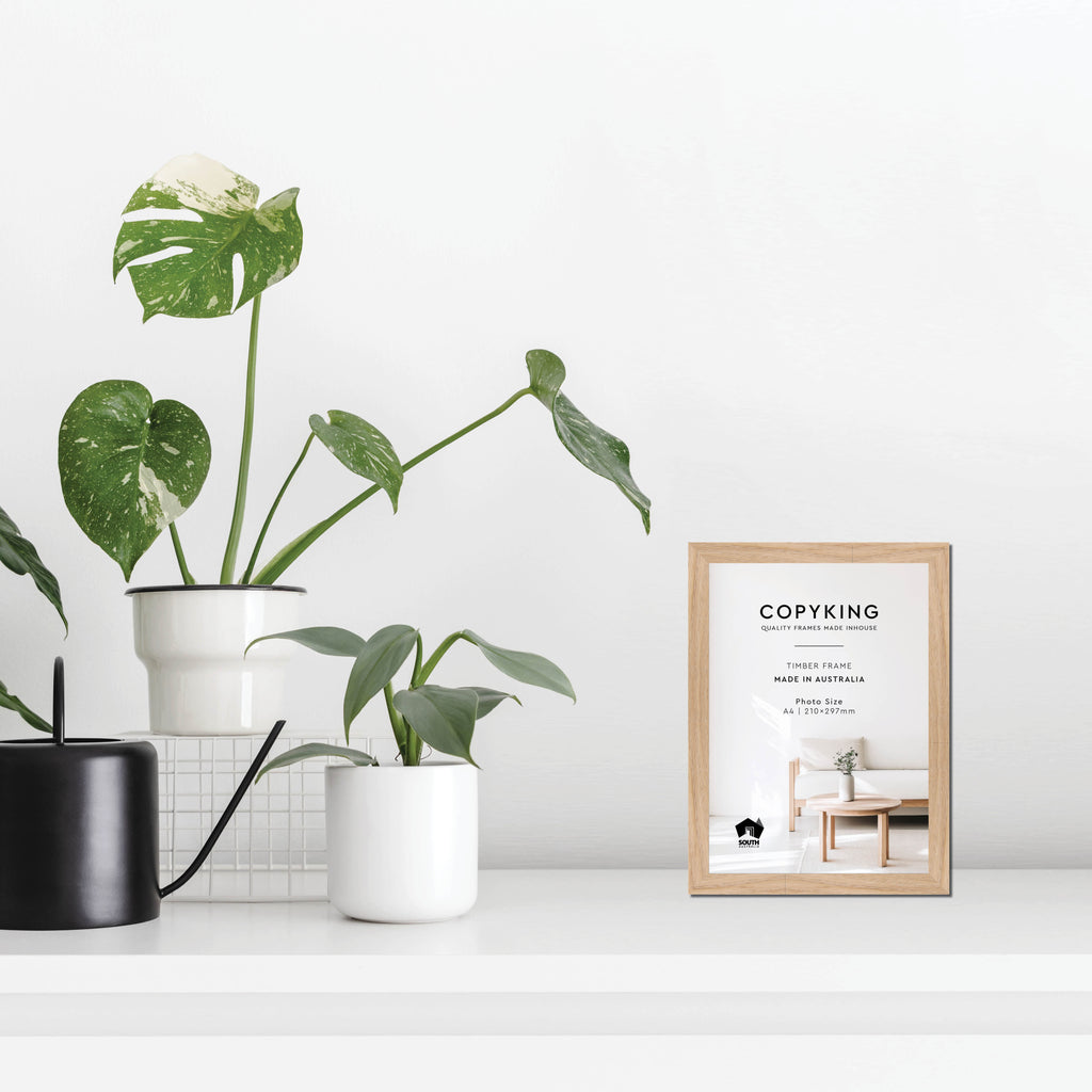 Australian Oak 20mm Wood Poster Frame - A4 (210mm x 297mm)