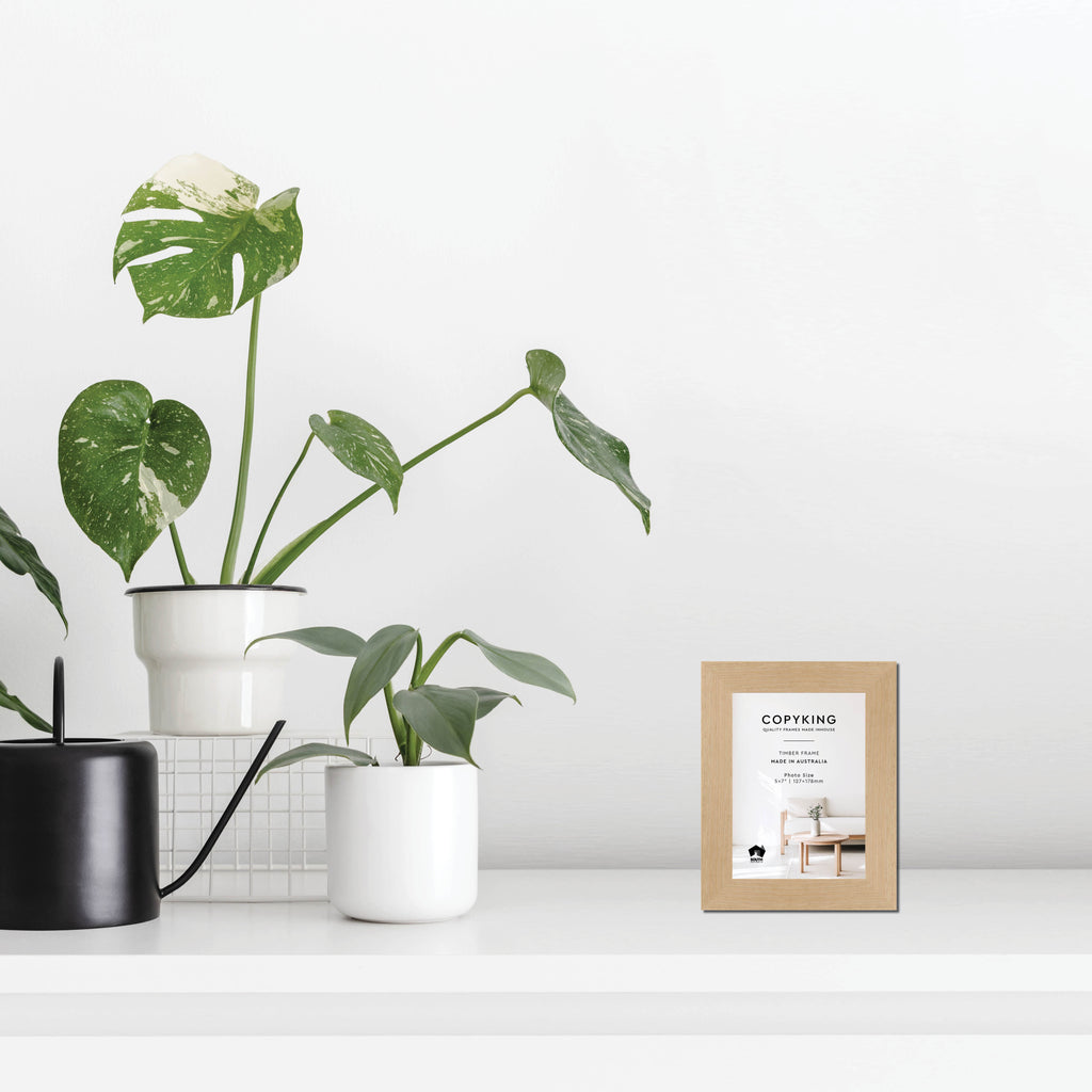 Australian Oak 30mm Wood Photo Frame - 5" x 7" (127mm x 178mm)