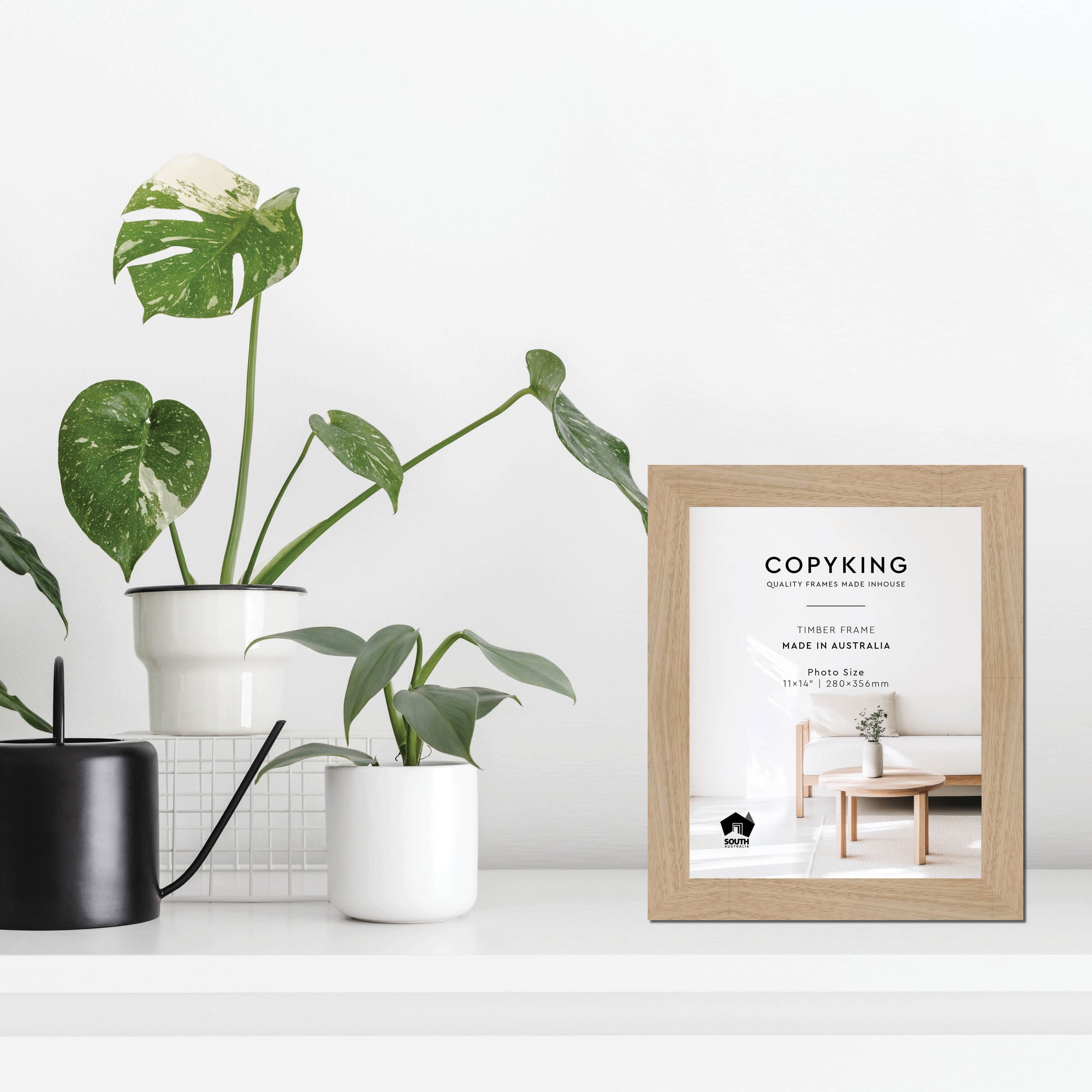 Australian Oak 40mm Wood Photo Frame - 11" x 14" (280mm x 356mm)