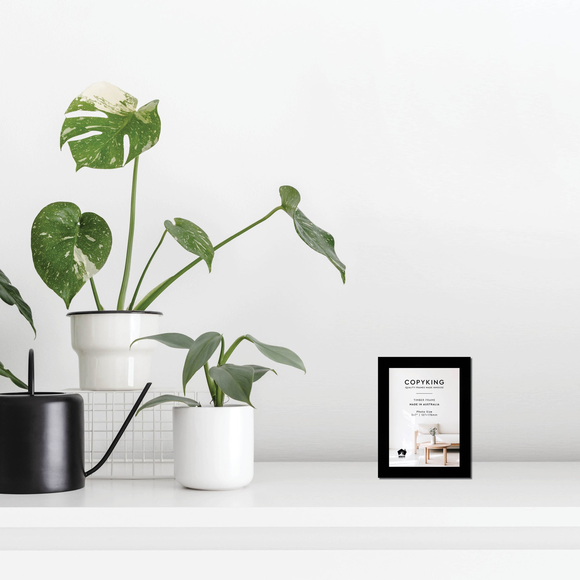 Black 20mm Wood Photo Frame - 5" x 7" (127mm x 178mm)