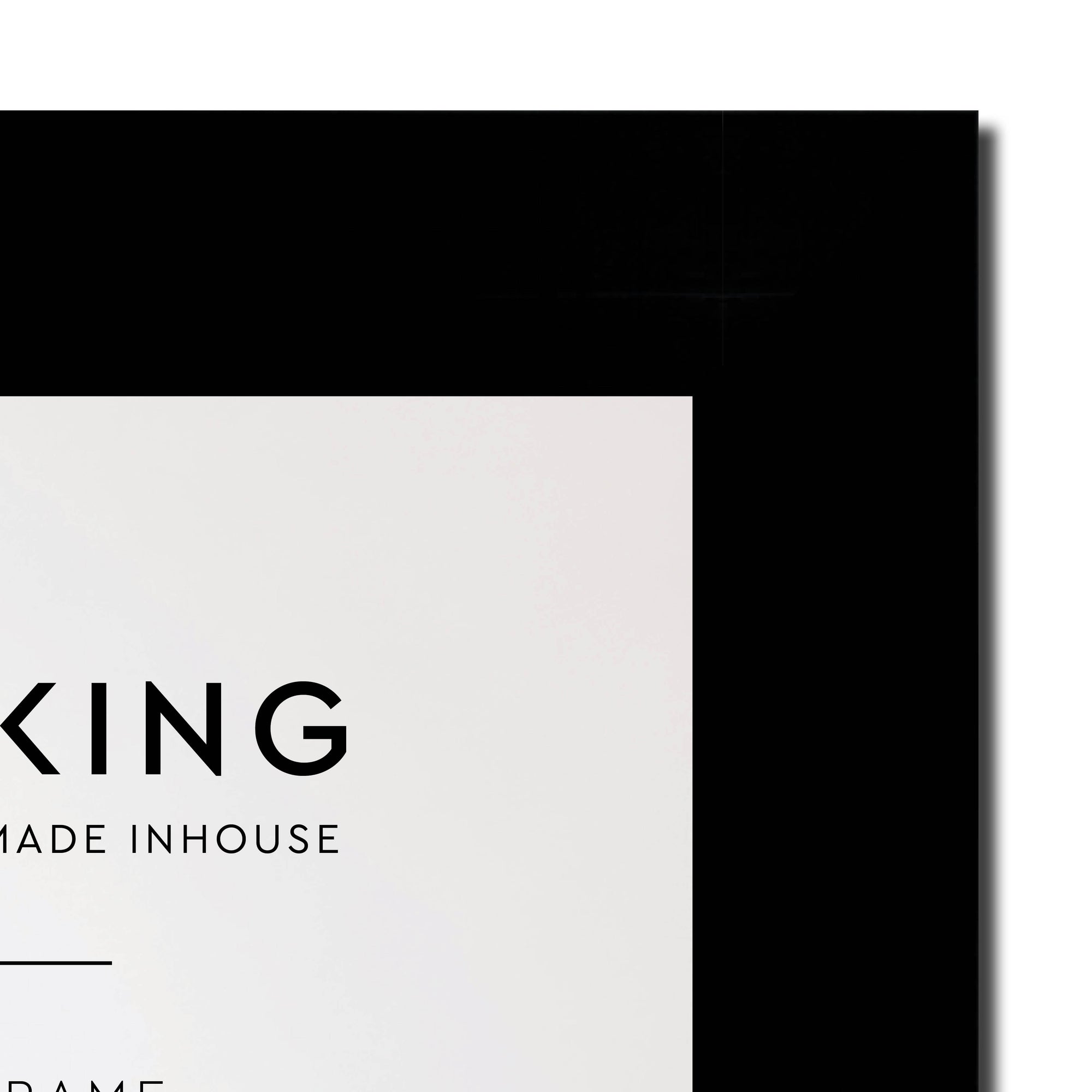 Black 40mm Wood Poster Frame - A1 (594mm x 840mm)