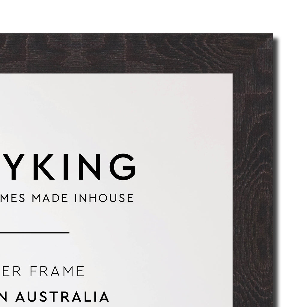 Botanica Black 20mm Wood Certificate Frame - 370mm x 720mm - 3 Certificates (A4)