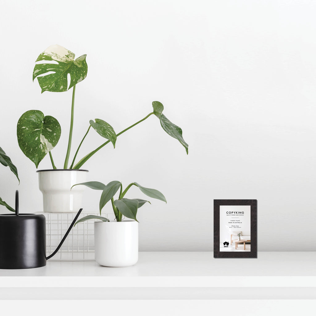Botanica Black 20mm Wood Photo Frame - 4" x 6" (102mm x 153mm)