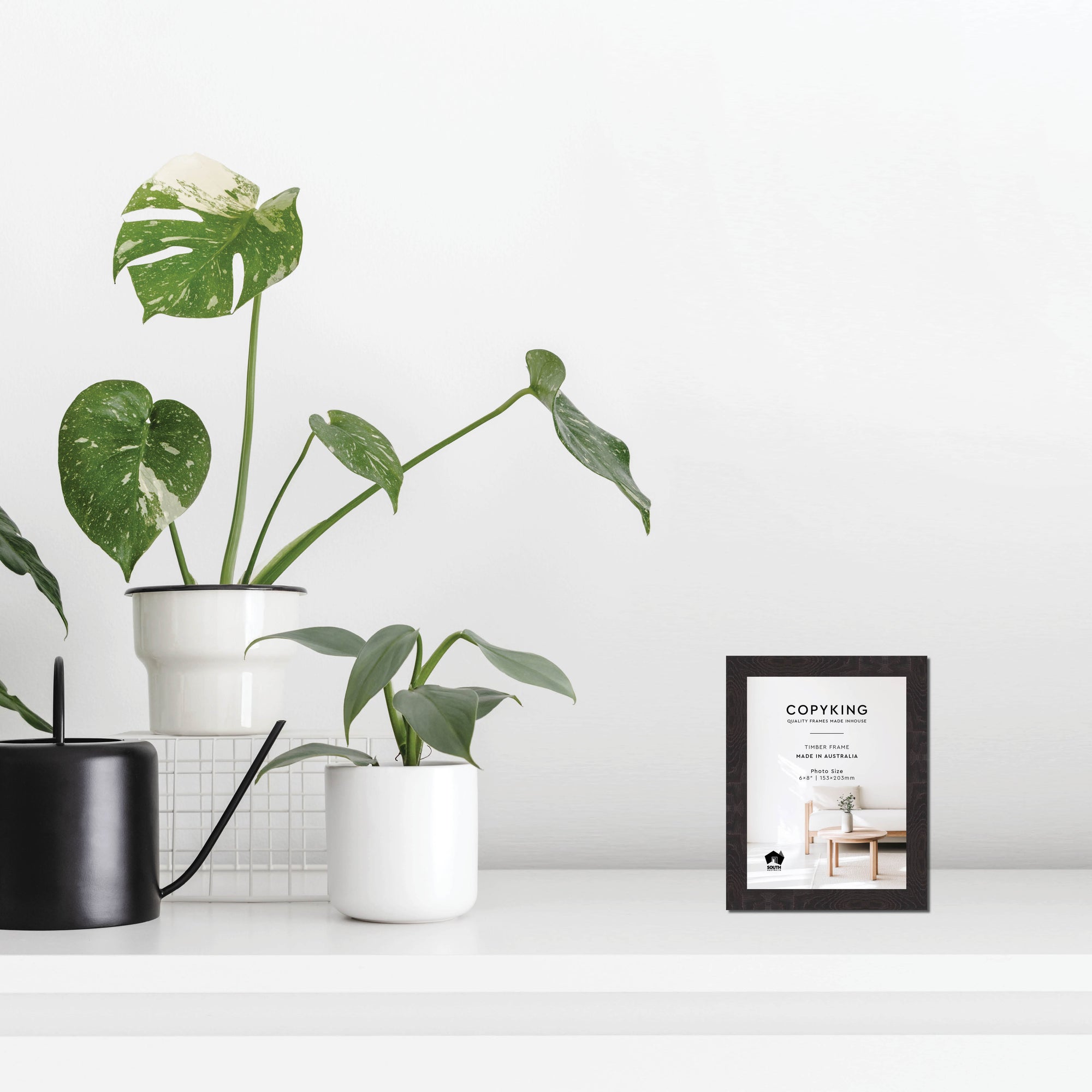 Botanica Black 20mm Wood Photo Frame - 6" x 8" (153mm x 203mm)