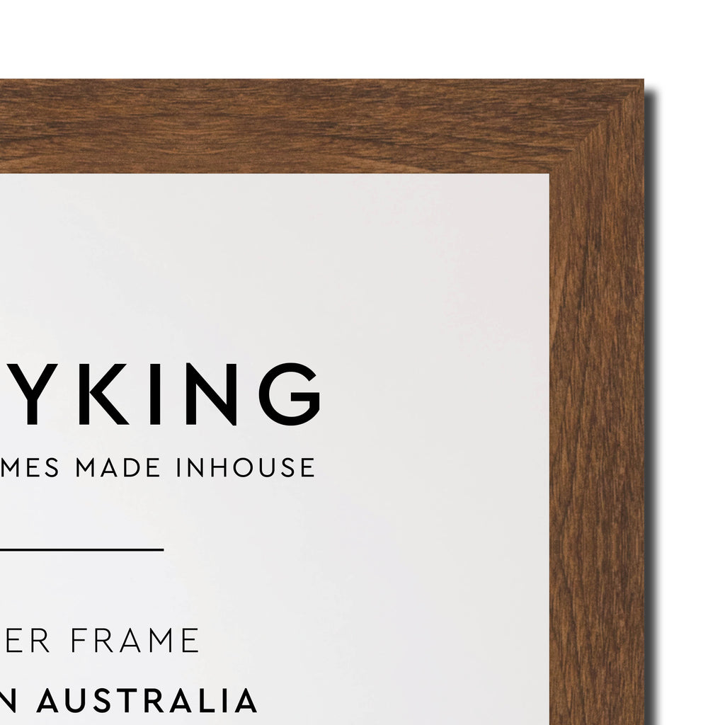 Botanica Chocolate 20mm Wood Certificate Frame - 370mm x 720mm - 3 Certificates (A4)