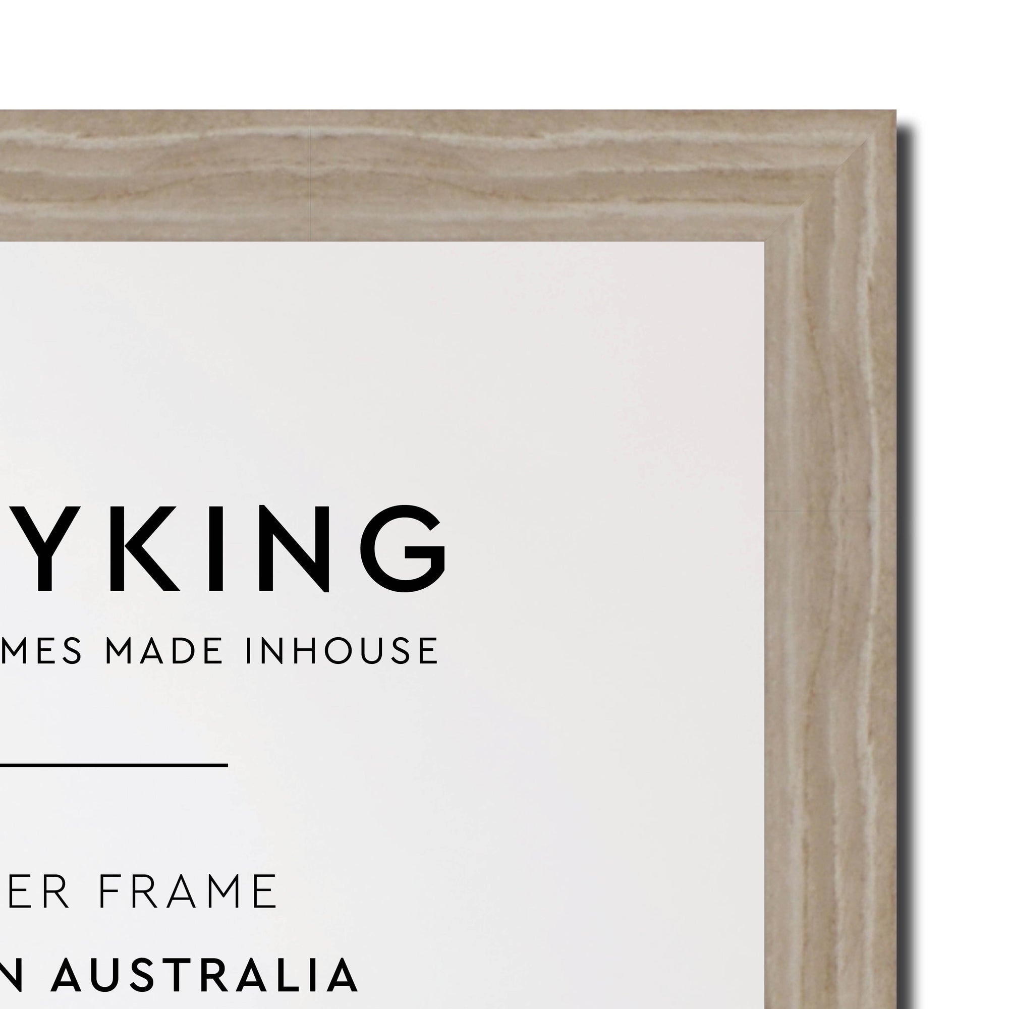 Botanica Taupe 20mm Wood Panoramic Photo Frame - 50cm x 100cm