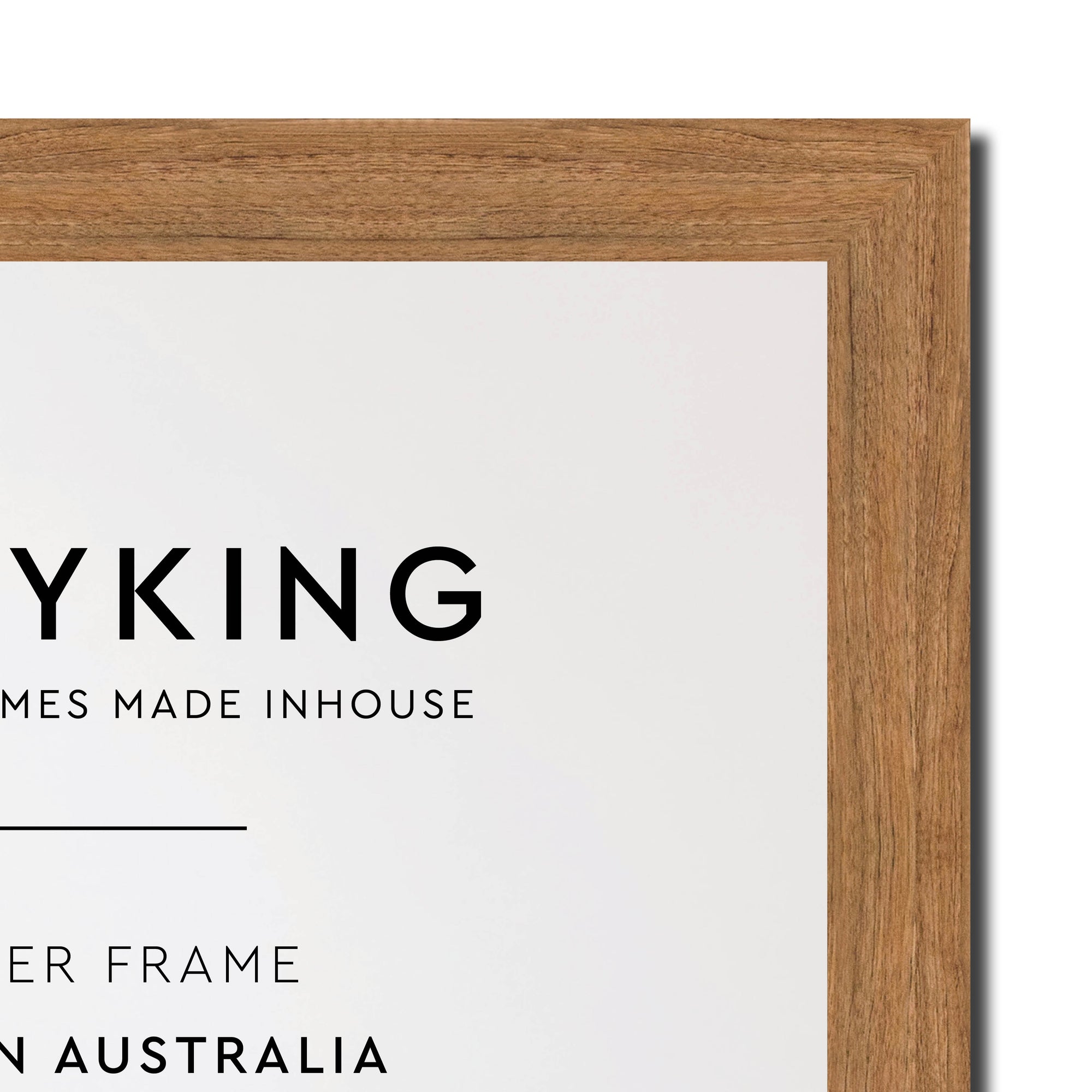 Botanica Teak 20mm Wood Panoramic Photo Frame - 60cm x 120cm