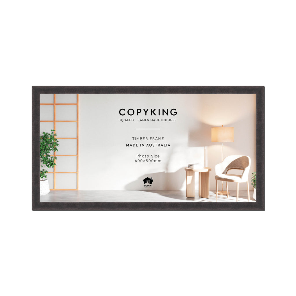 Charcoal 30mm Wood Panoramic Photo Frame - 40cm x 80cm