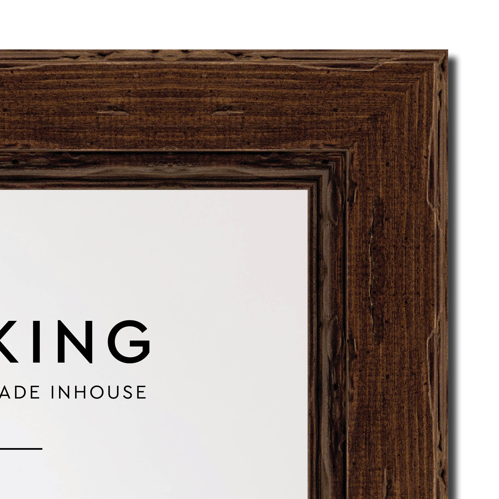Chocolate 43mm Wood Panoramic Photo Frame - 40cm x 80cm