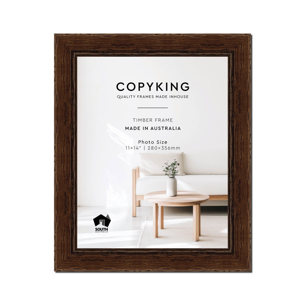 Chocolate 43mm Wood Photo Frame - 11" x 14" (280mm x 356mm)
