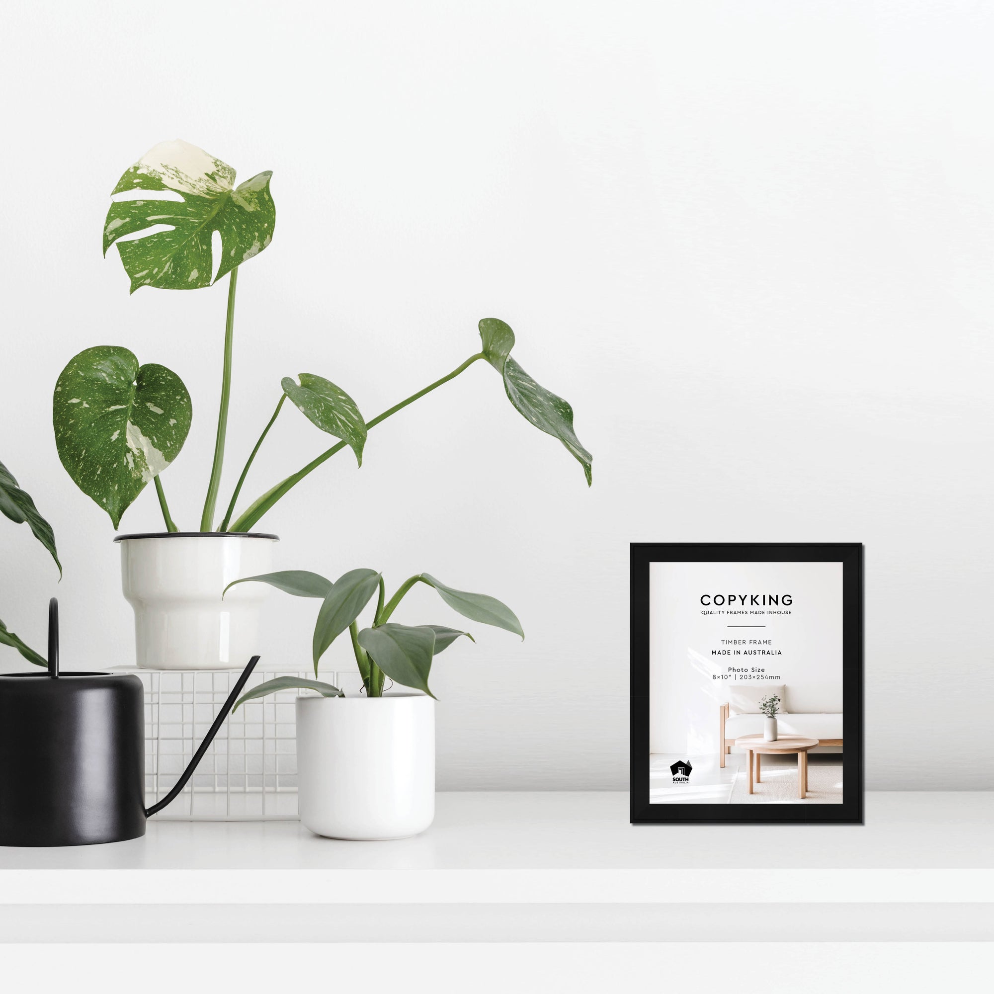 Duet Black 20mm Wood Photo Frame - 8" x 10" (203mm x 254mm)