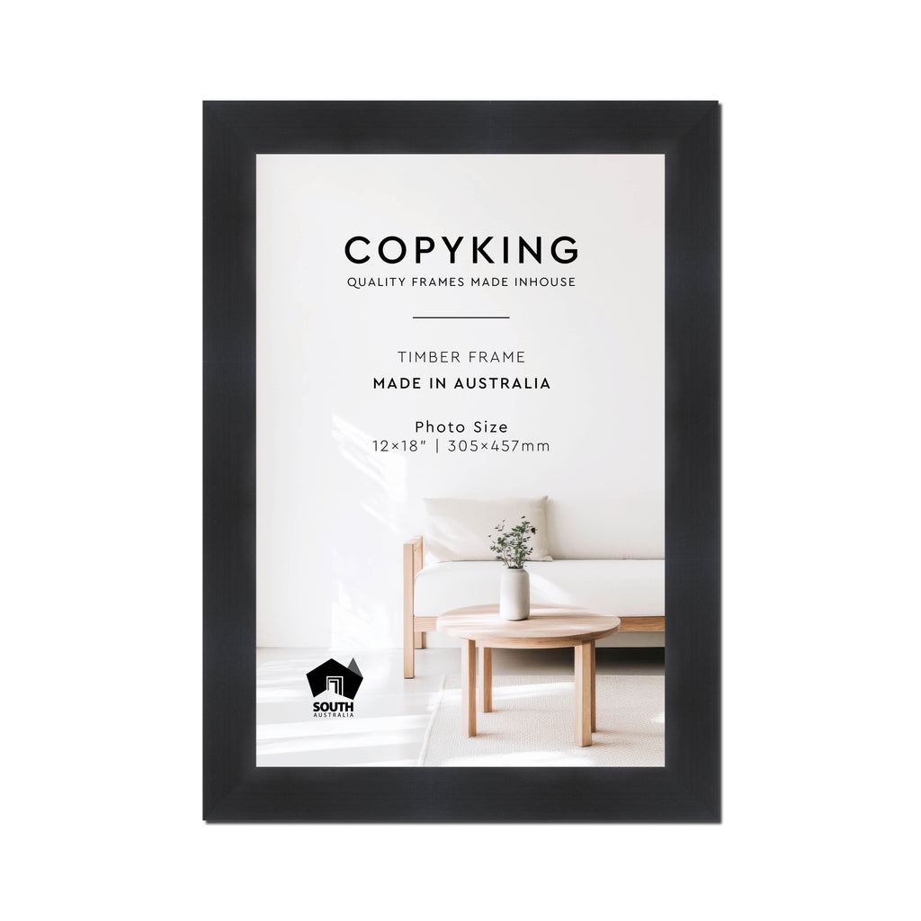 Grove Black 40mm Wood Photo Frame - 12" x 18" (305mm x 457mm)