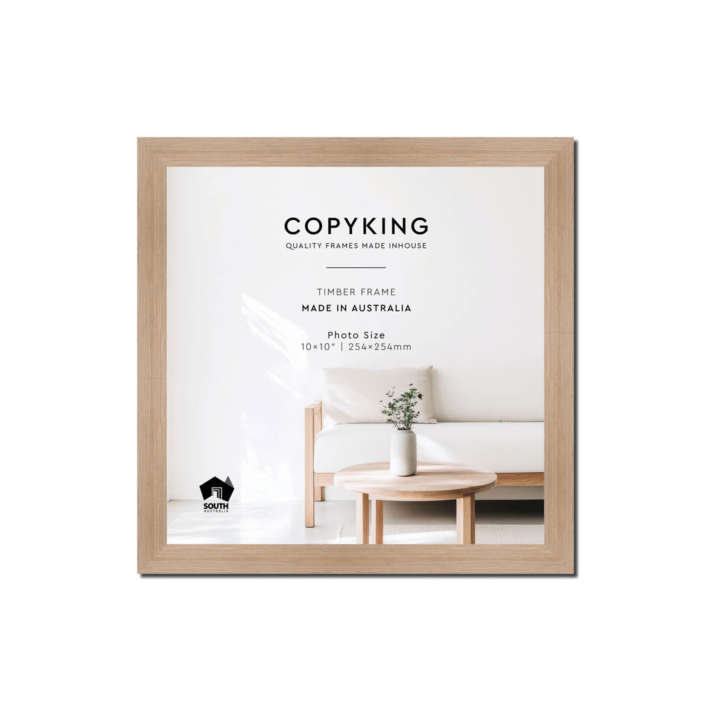 Grove Camel 20mm Wood Square Photo Frame - 10" x 10" (254mm x 254mm)