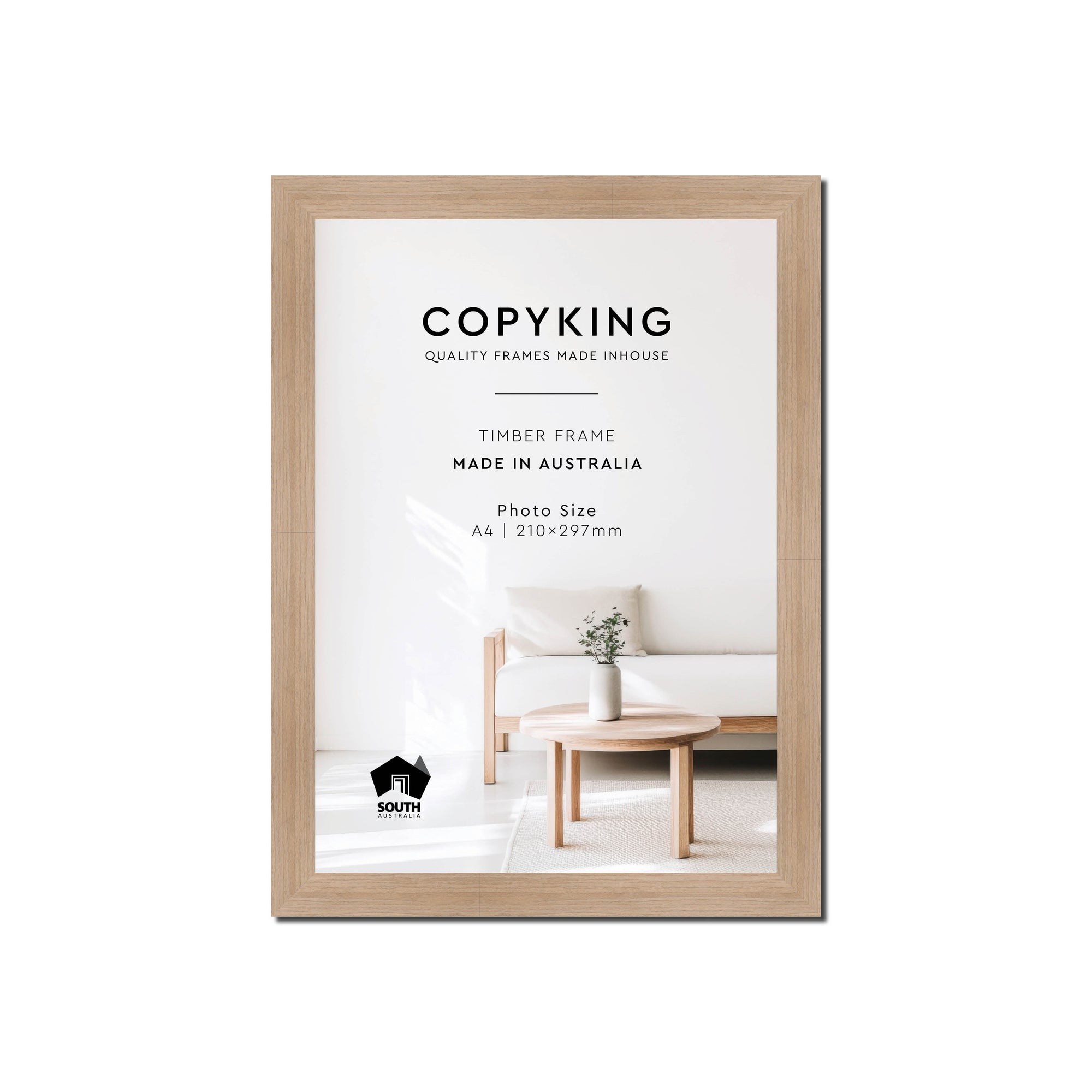 Grove Camel 20mm Wood Poster Frame - A4 (210mm x 297mm)
