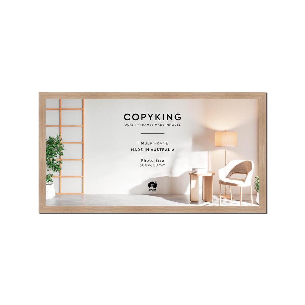 Grove Camel 20mm Wood Panoramic Photo Frame - 30cm x 60cm