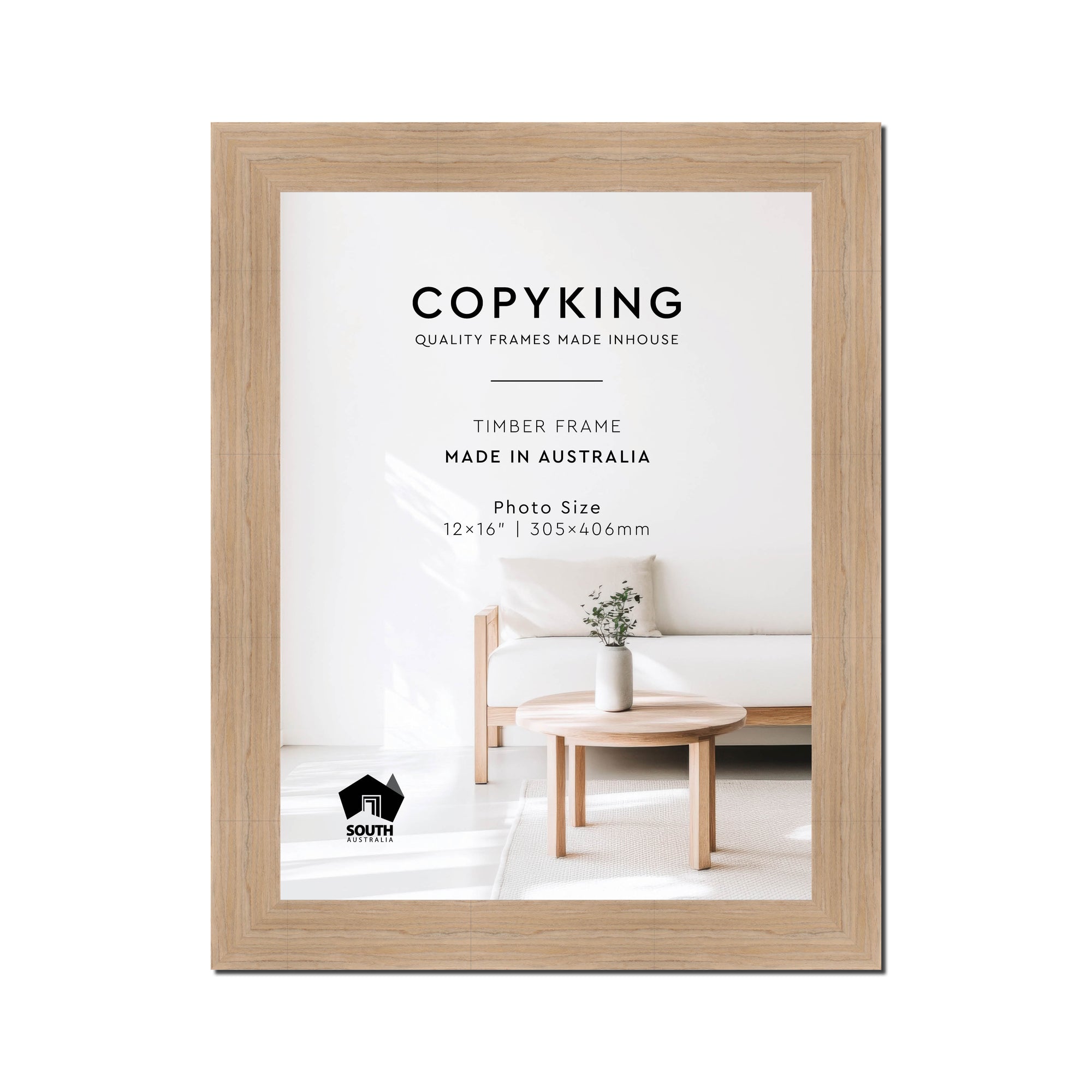 Grove Camel 40mm Wood Photo Frame - 12" x 16" (305mm x 406mm)