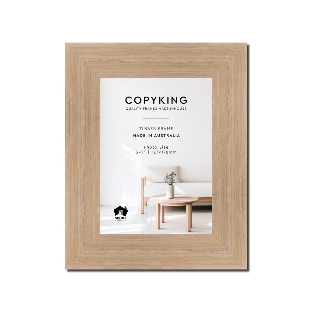 Grove Camel 40mm Wood Photo Frame - 5" x 7" (127mm x 178mm)