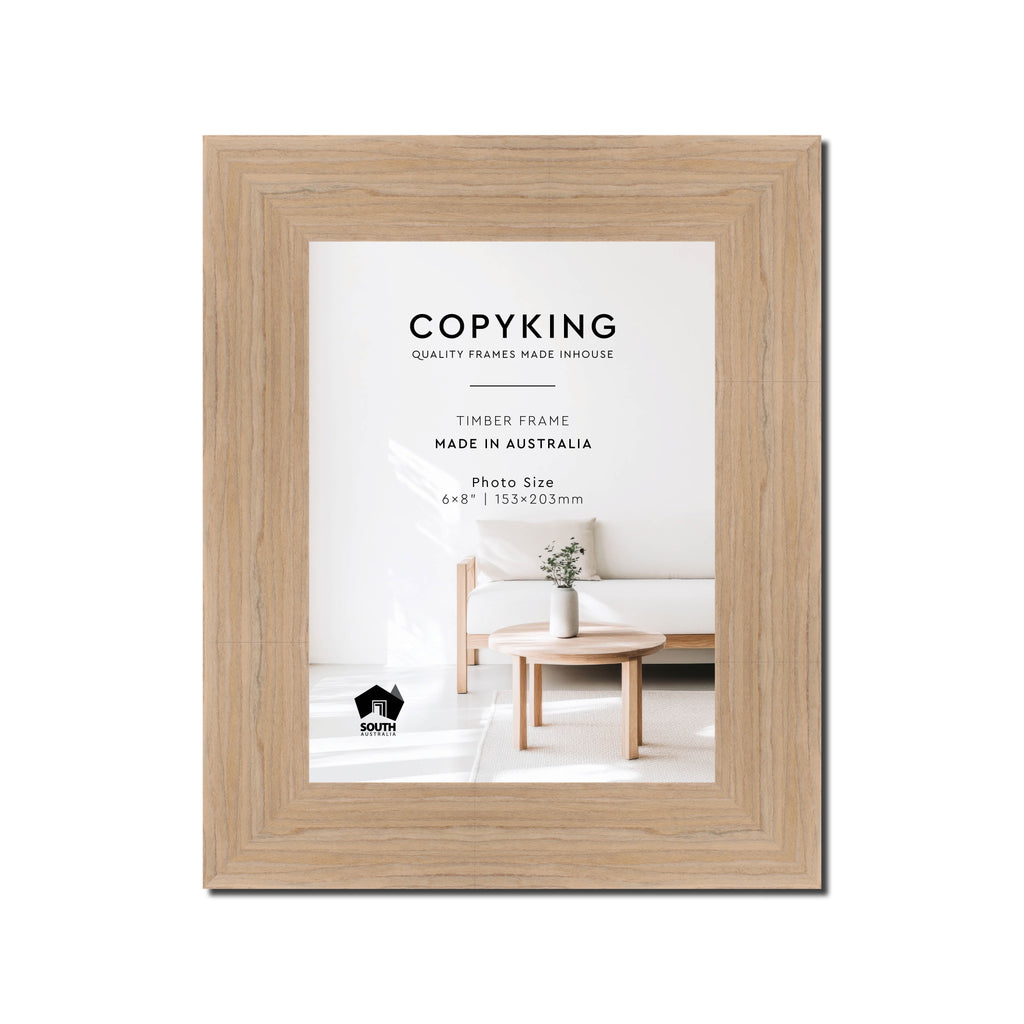 Grove Camel 40mm Wood Photo Frame - 6" x 8" (153mm x 203mm)