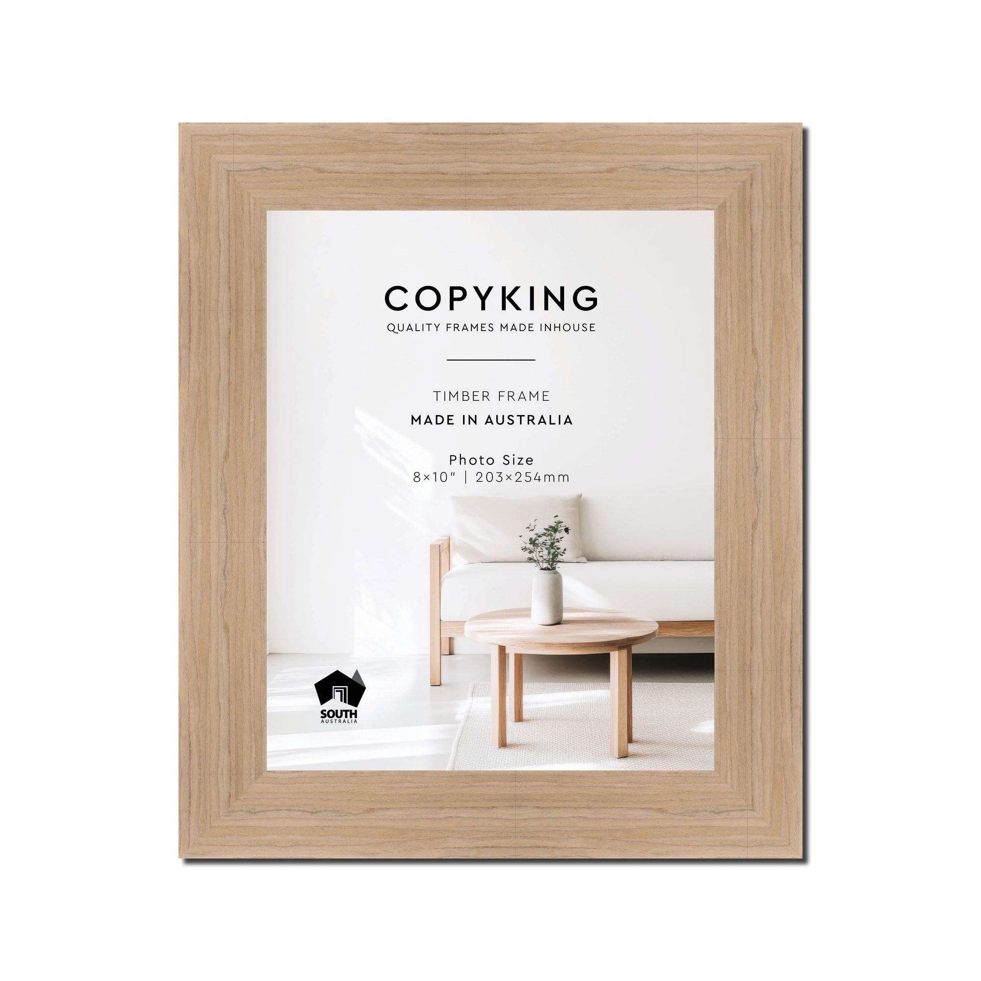 Grove Camel 40mm Wood Photo Frame - 8" x 10" (203mm x 254mm)