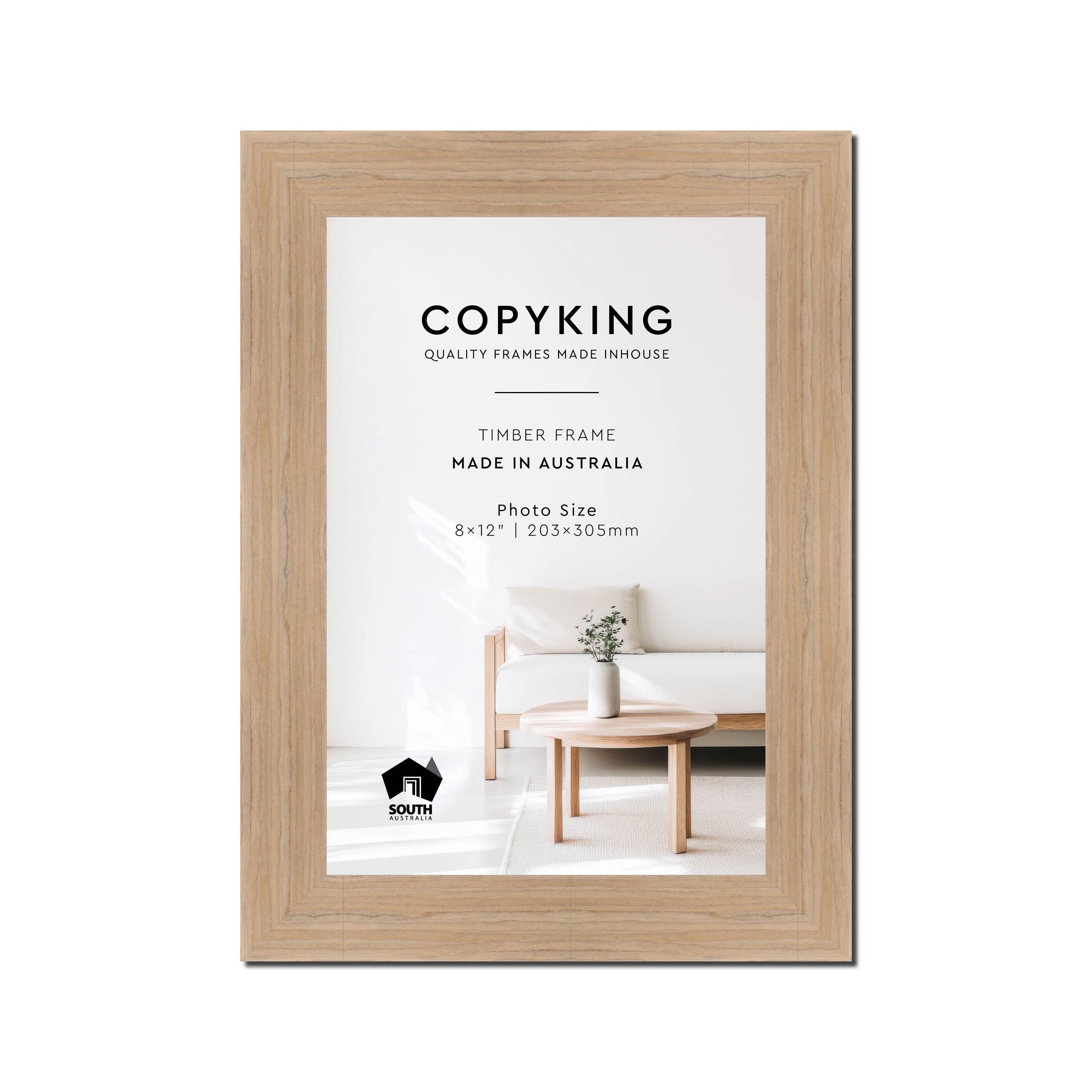 Grove Camel 40mm Wood Photo Frame - 8" x 12" (203mm x 305mm)