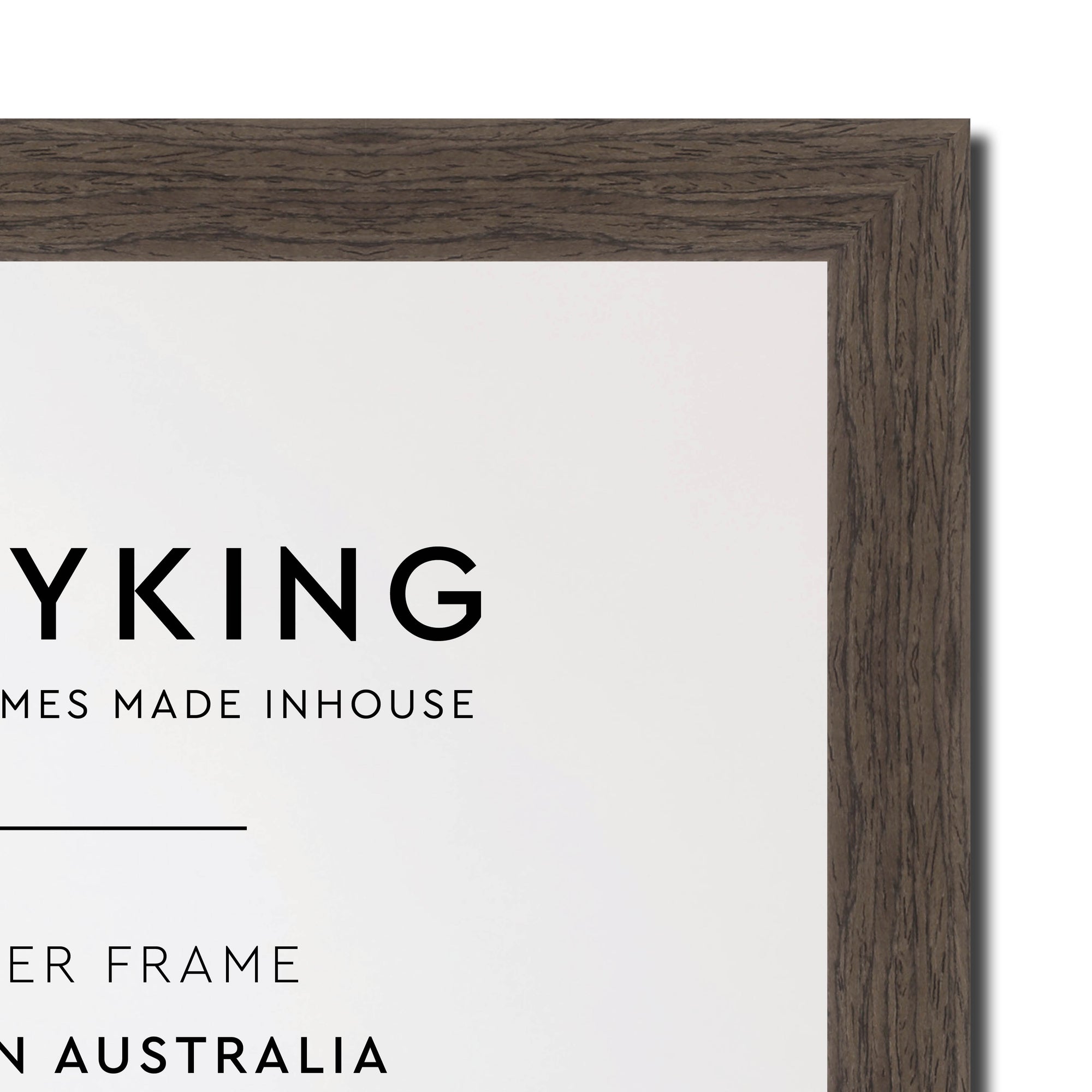 Grove Chocolate 20mm Wood Panoramic Photo Frame - 40cm x 120cm