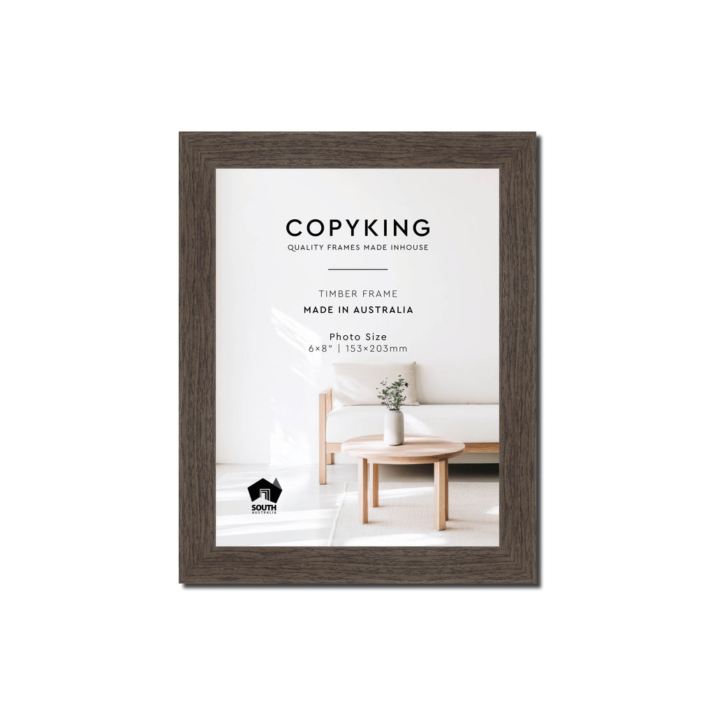 Grove Chocolate 20mm Wood Photo Frame - 6" x 8" (153mm x 203mm)