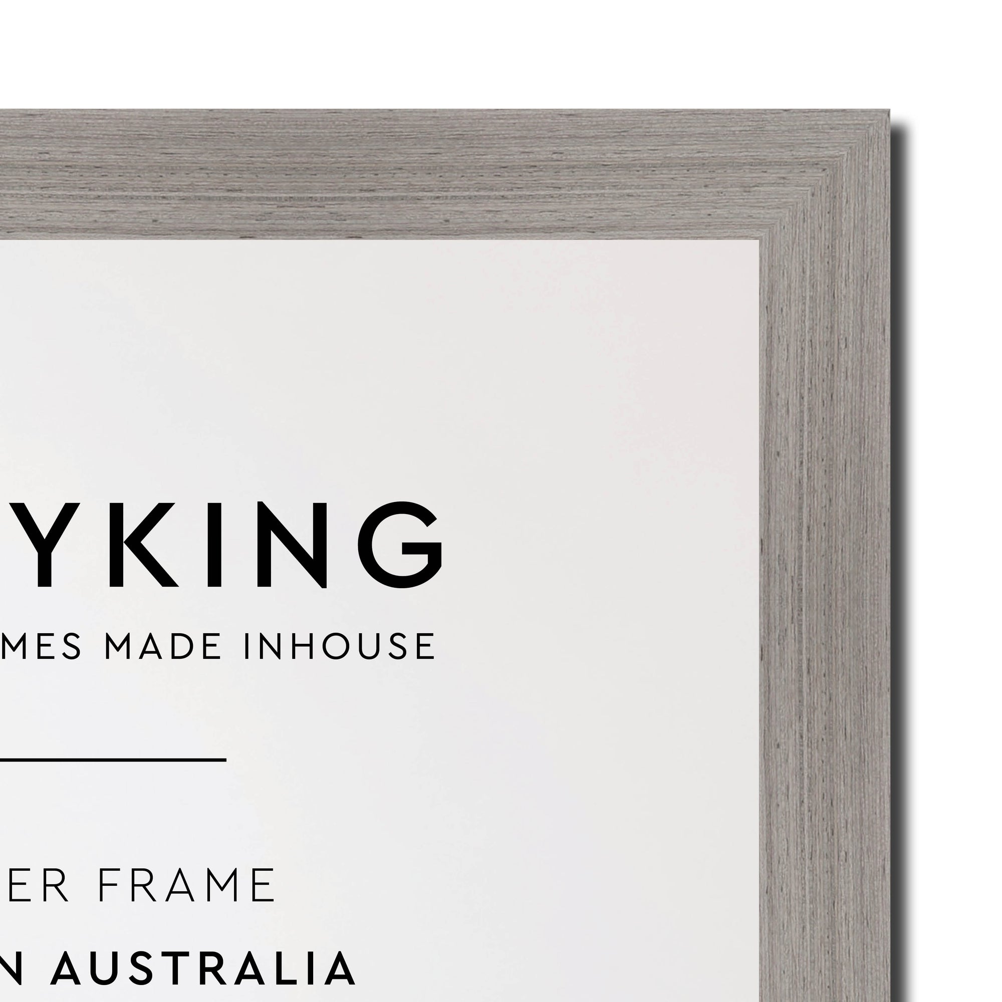 Grove Grey 20mm Wood Photo Frame - 12" x 18" (305mm x 457mm)