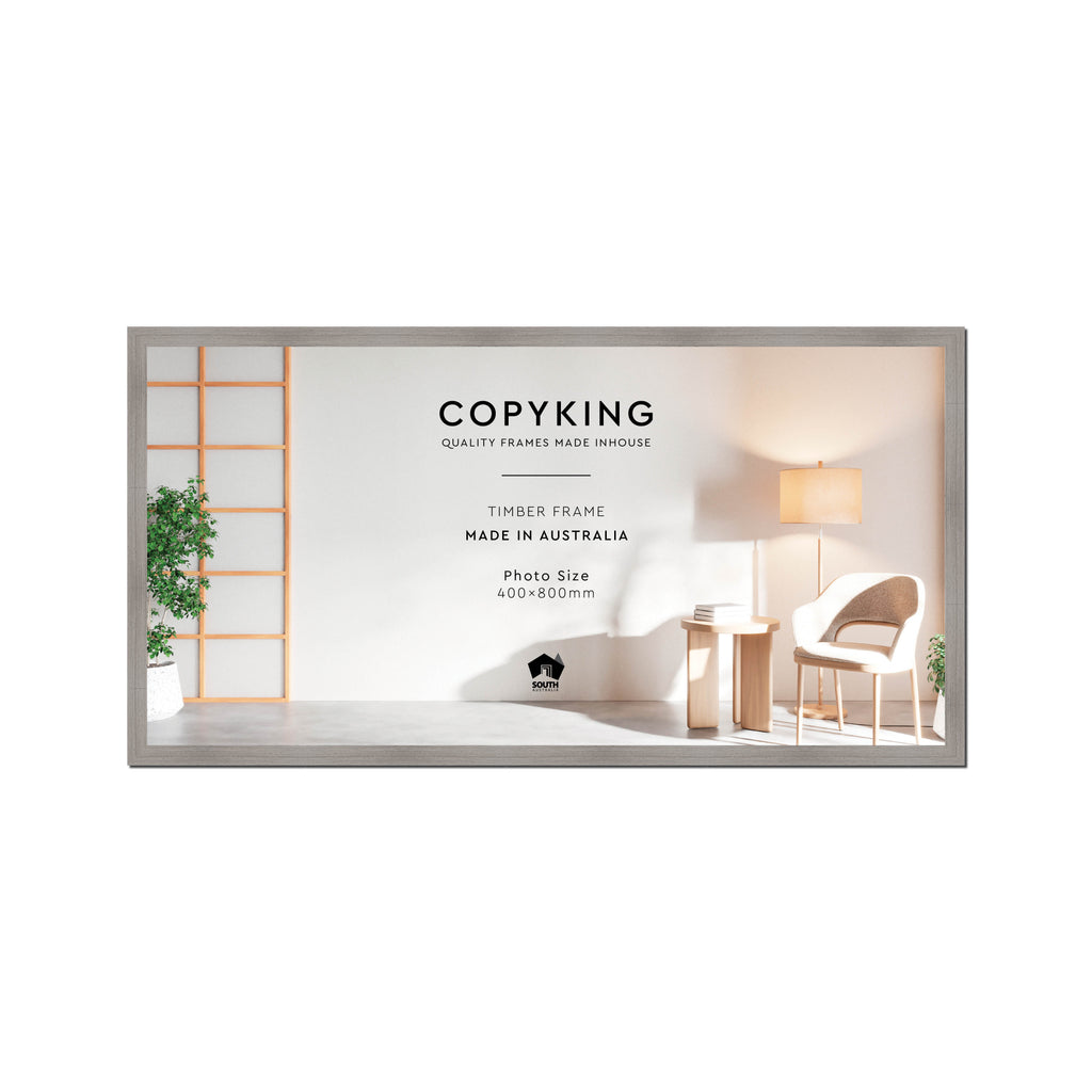 Grove Grey 20mm Wood Panoramic Photo Frame - 40cm x 80cm