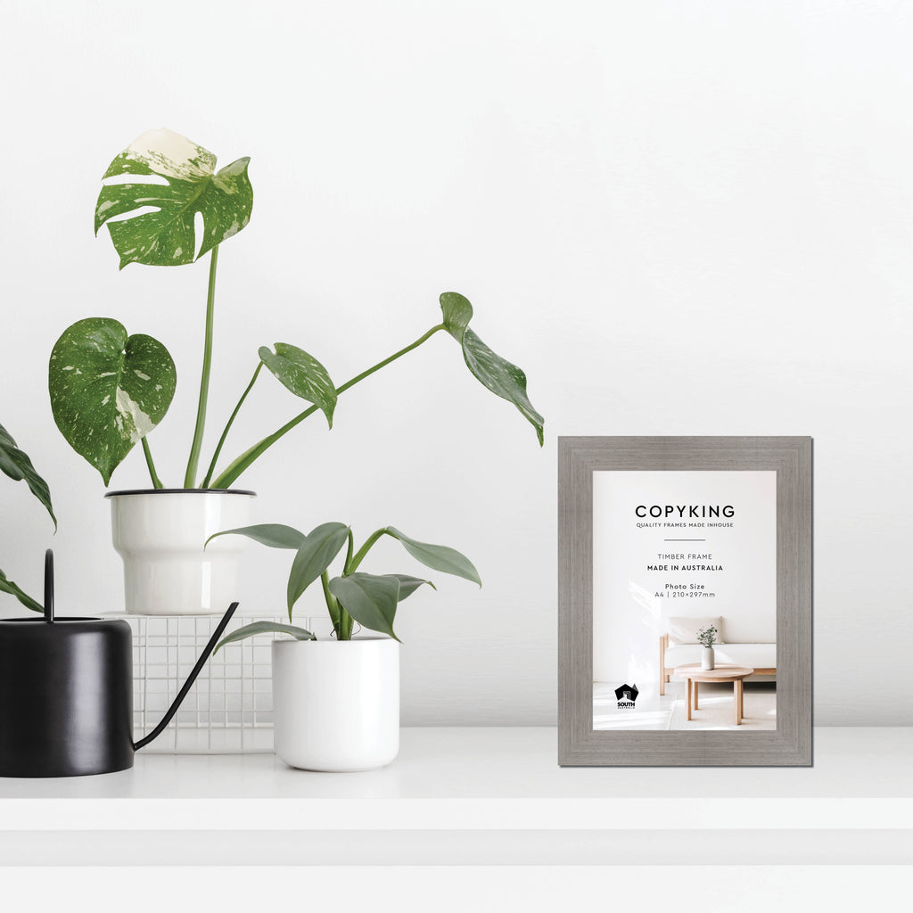 Grove Grey 40mm Wood Poster Frame - A4 (210mm x 297mm)