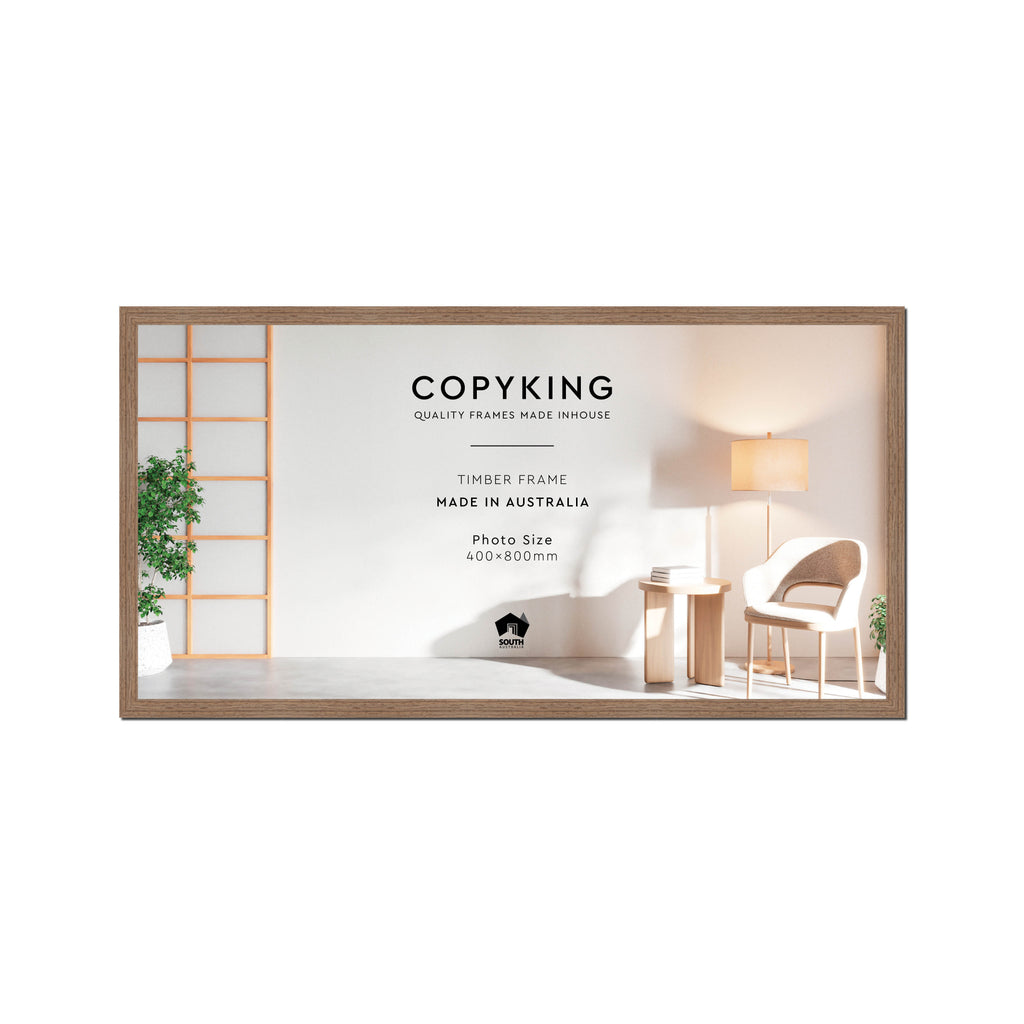 Grove Taupe 20mm Wood Panoramic Photo Frame - 40cm x 80cm