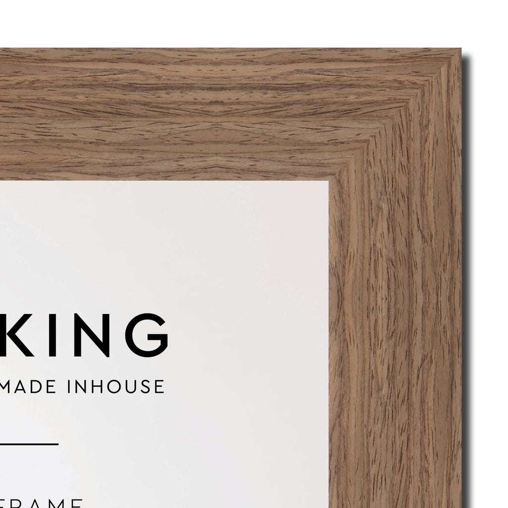 Grove Taupe 40mm Wood Collage Photo Frame - 14" x 22" - 2 Photos (8" x 10")