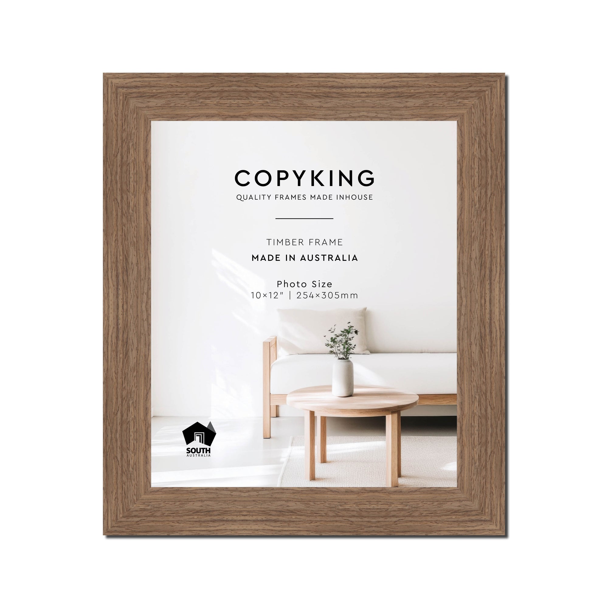 Grove Taupe 40mm Wood Photo Frame - 10" x 12" (254mm x 305mm)