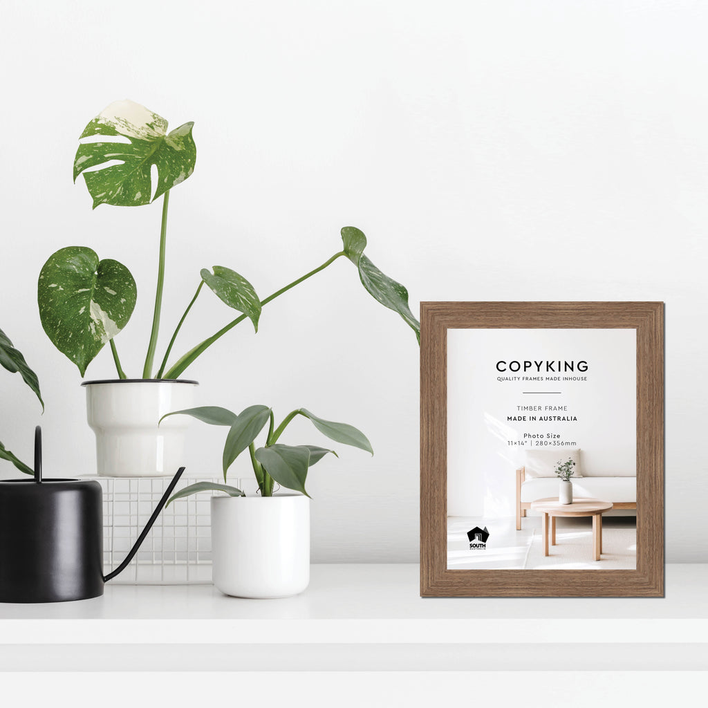 Grove Taupe 40mm Wood Photo Frame - 11" x 14" (280mm x 356mm)