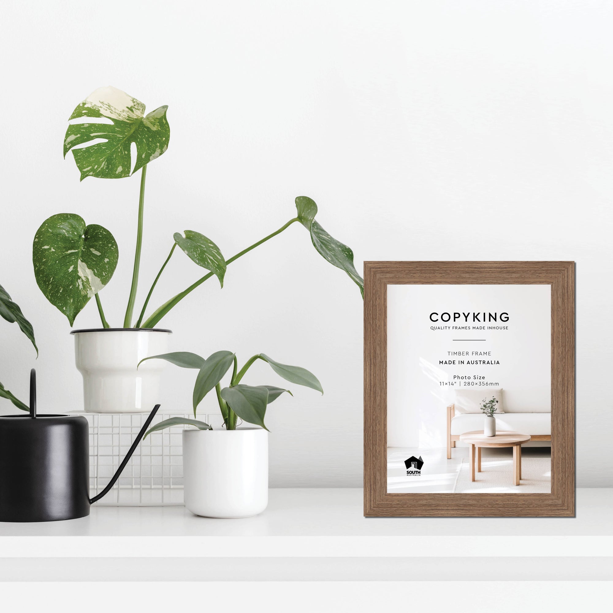 Grove Taupe 40mm Wood Photo Frame - 11" x 14" (280mm x 356mm)