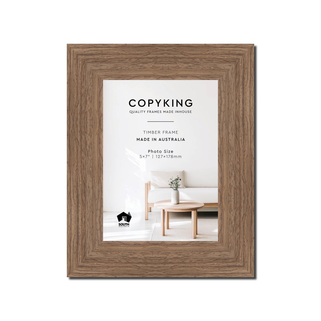 Grove Taupe 40mm Wood Photo Frame - 5" x 7" (127mm x 178mm)