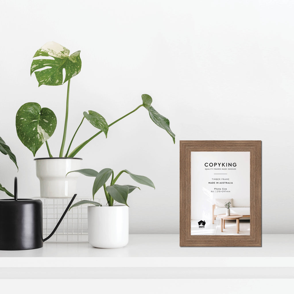 Grove Taupe 40mm Wood Poster Frame - A4 (210mm x 297mm)