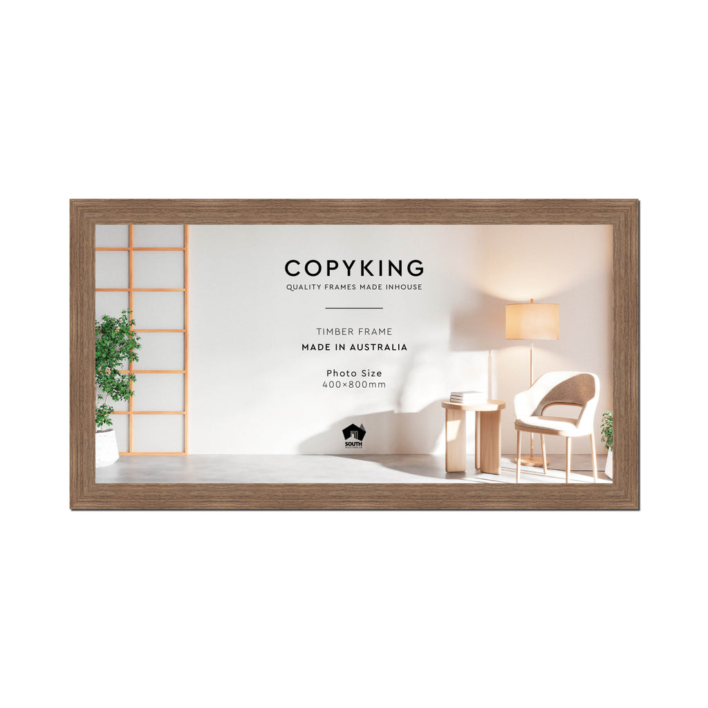 Grove Taupe 40mm Wood Panoramic Photo Frame - 40cm x 80cm