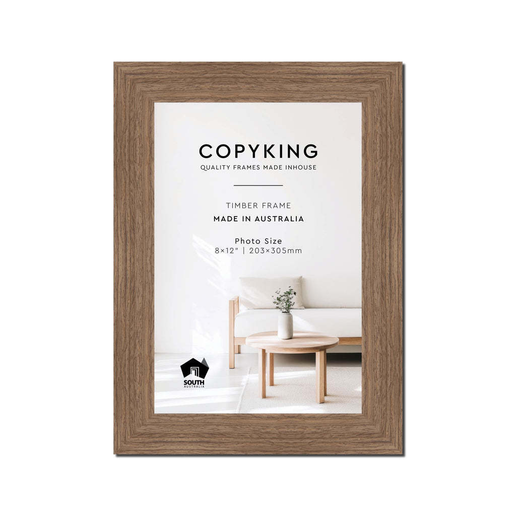 Grove Taupe 40mm Wood Photo Frame - 8" x 12" (203mm x 305mm)