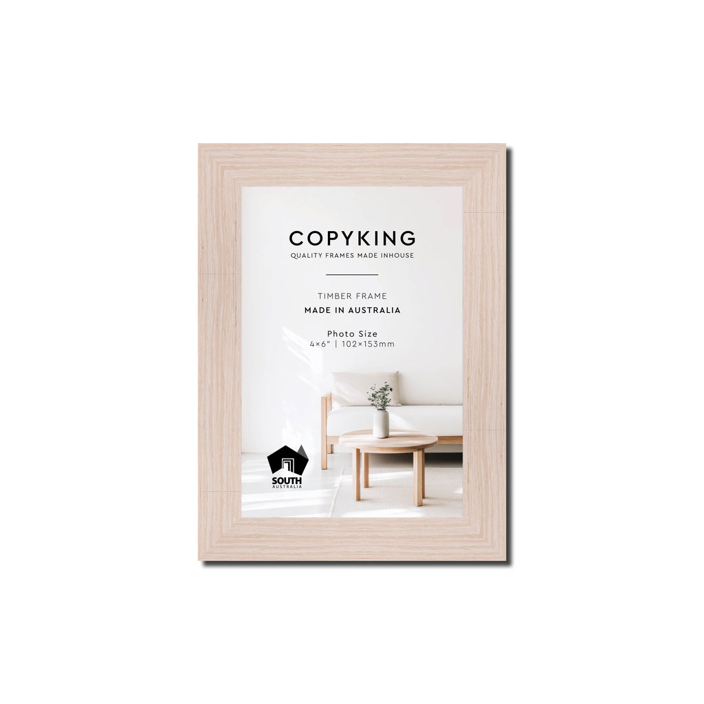 Grove White 20mm Wood Photo Frame - 4" x 6" (102mm x 153mm)