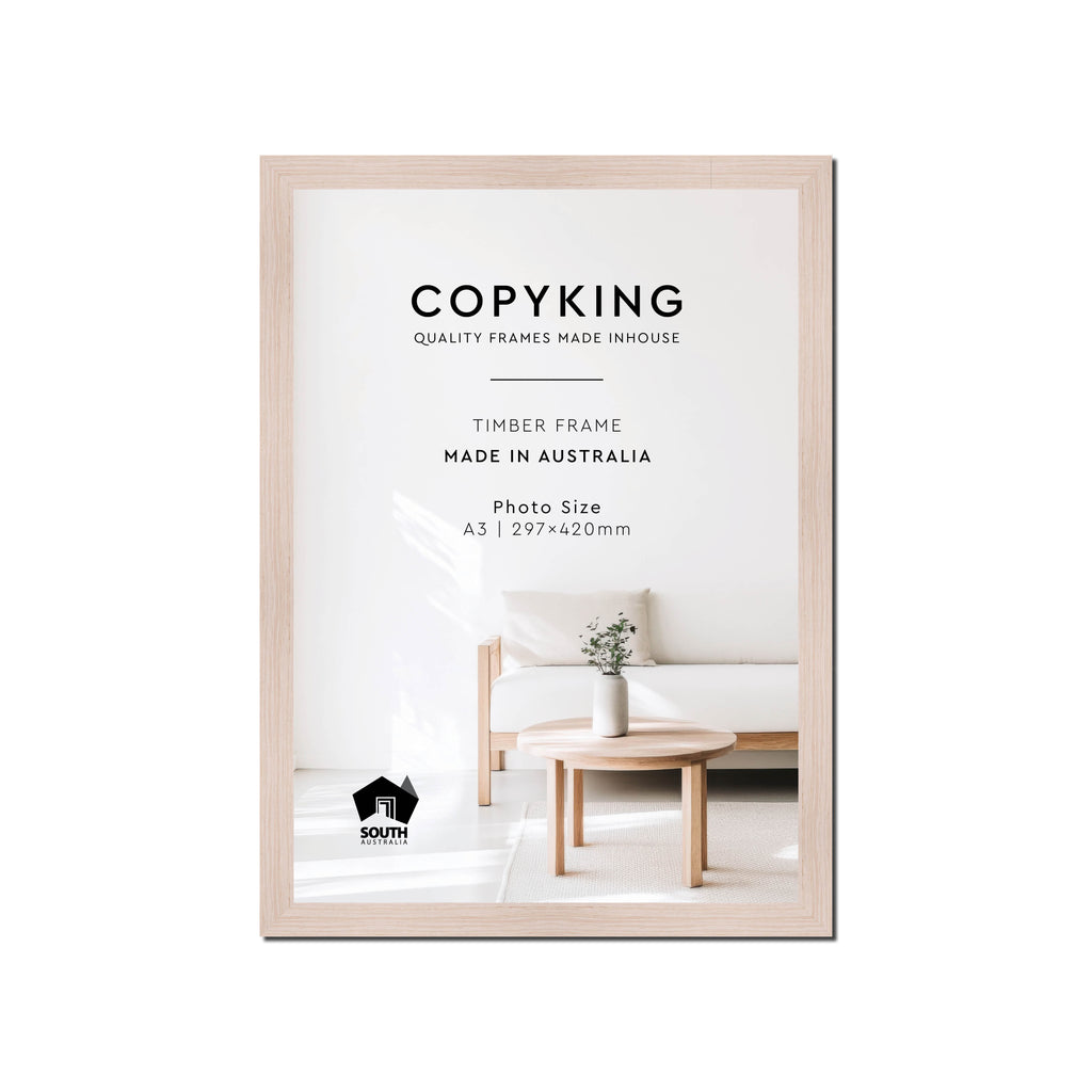 Grove White 20mm Wood Poster Frame - A3 (297mm x 420mm)