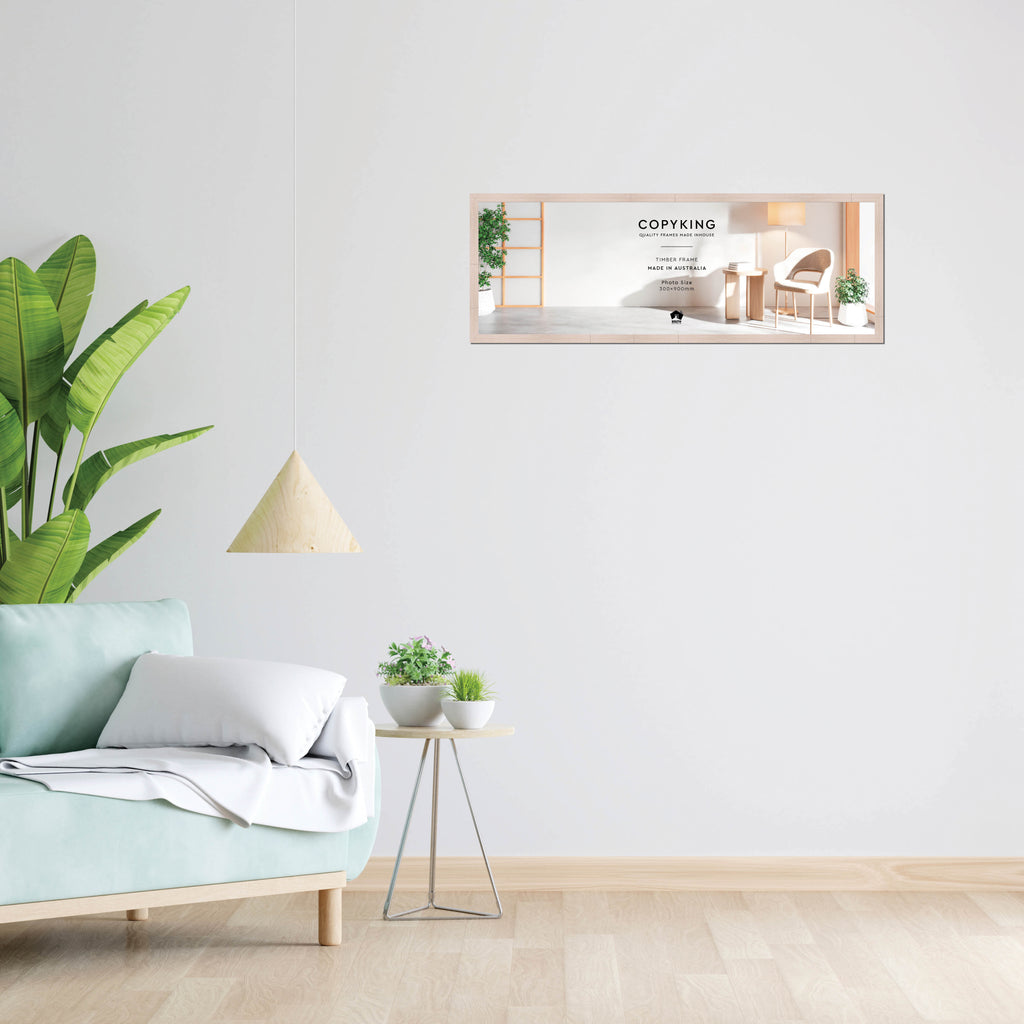 Grove White 20mm Wood Panoramic Photo Frame - 30cm x 90cm