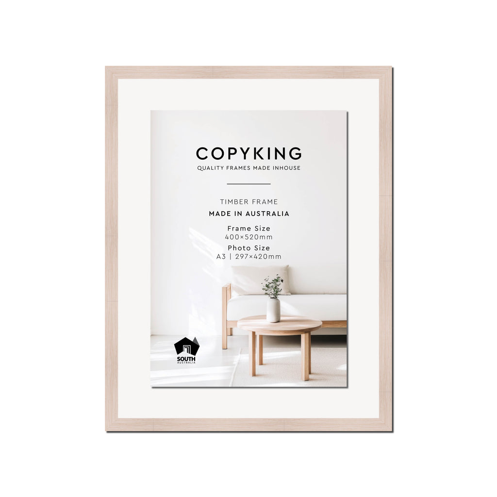 Grove White 20mm Wood Certificate Frame - 400mm x 520mm - 1 Certificates (A3)