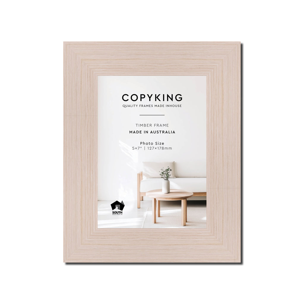 Grove White 40mm Wood Photo Frame - 5" x 7" (127mm x 178mm)