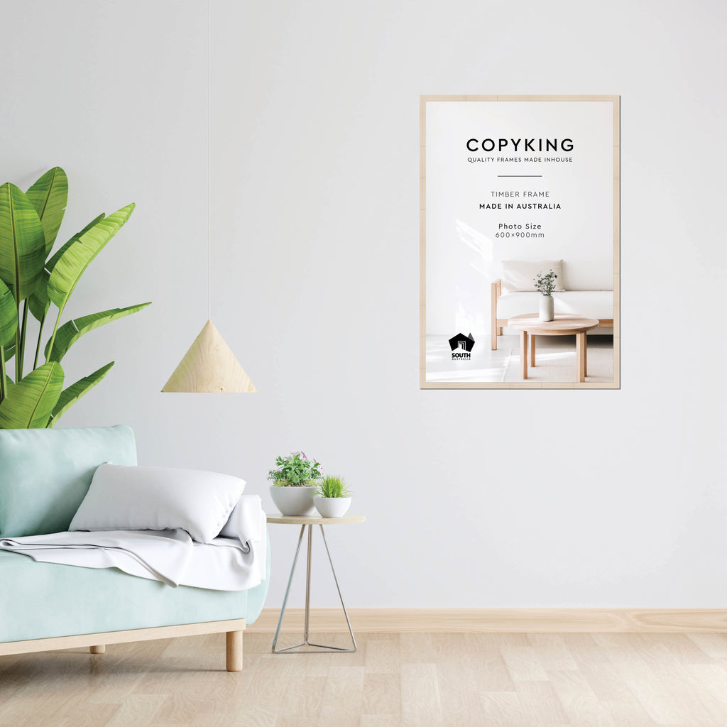 Grove White Lime 20mm Wood Poster Frame - 60cm x 90cm