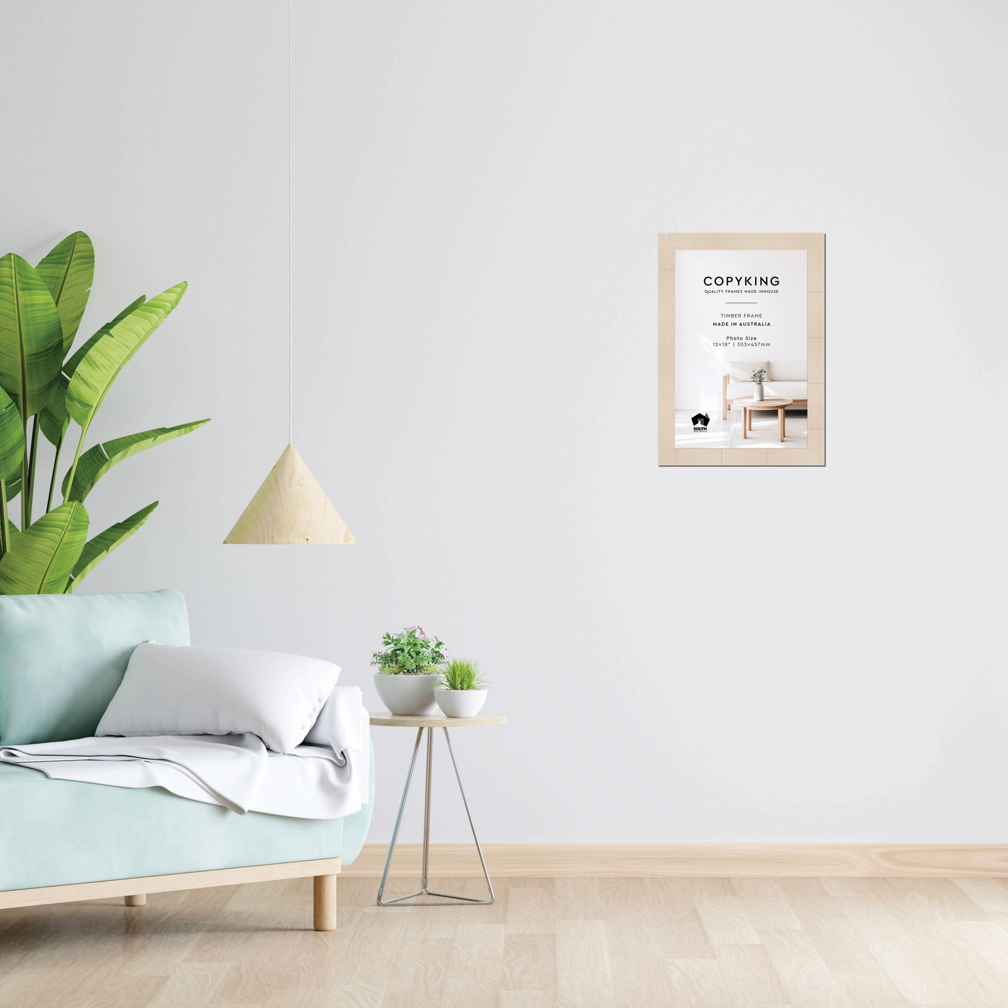 Grove White Lime 40mm Wood Photo Frame - 12" x 18" (305mm x 457mm)