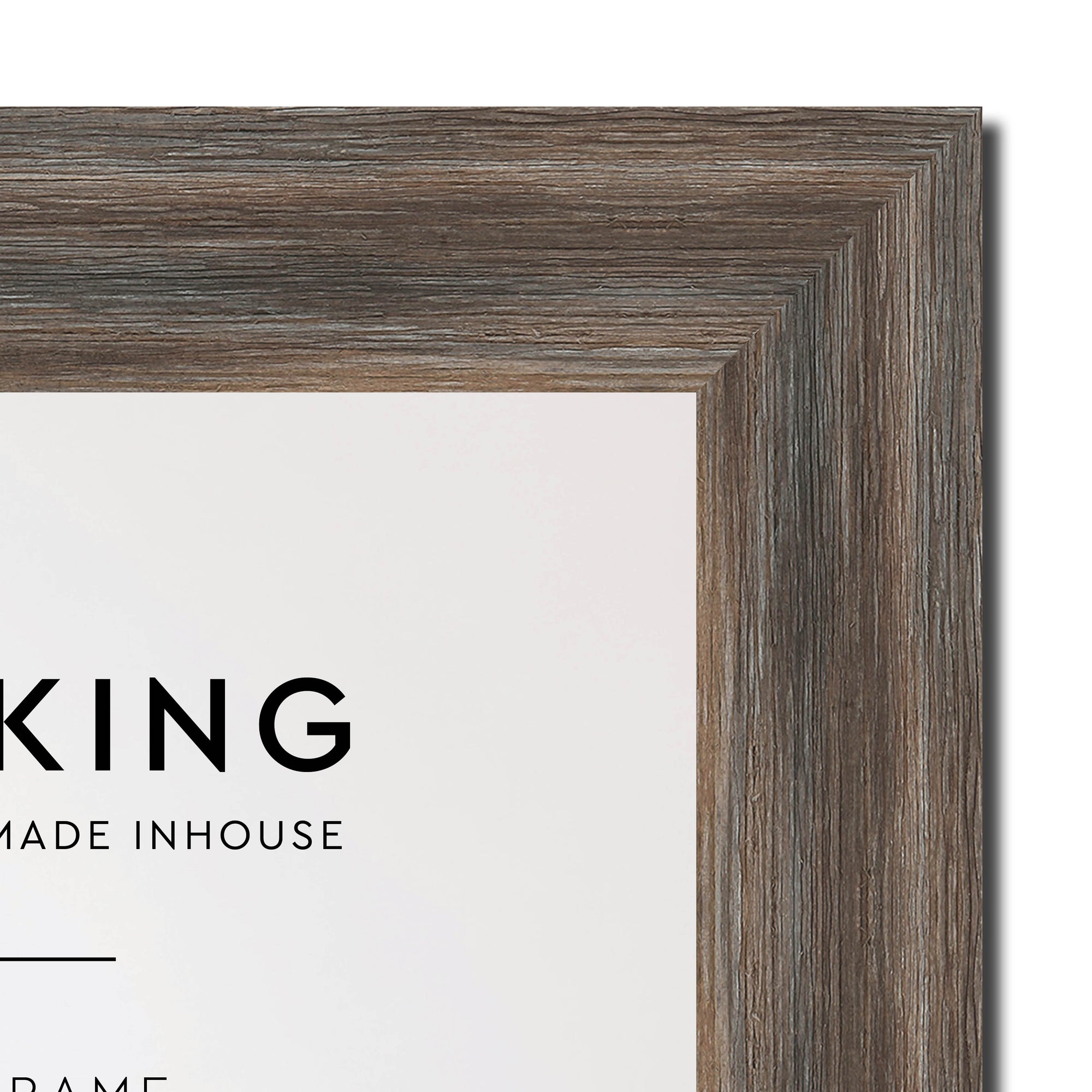 Homestead Brown 40mm Wood Panoramic Photo Frame - 40cm x 120cm