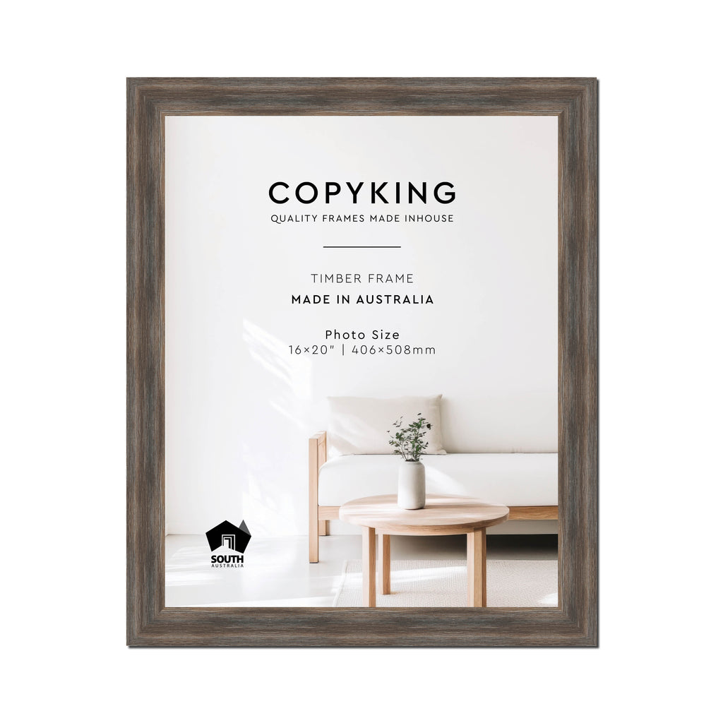 Homestead Brown 40mm Wood Photo Frame - 16" x 20" (406mm x 508mm)