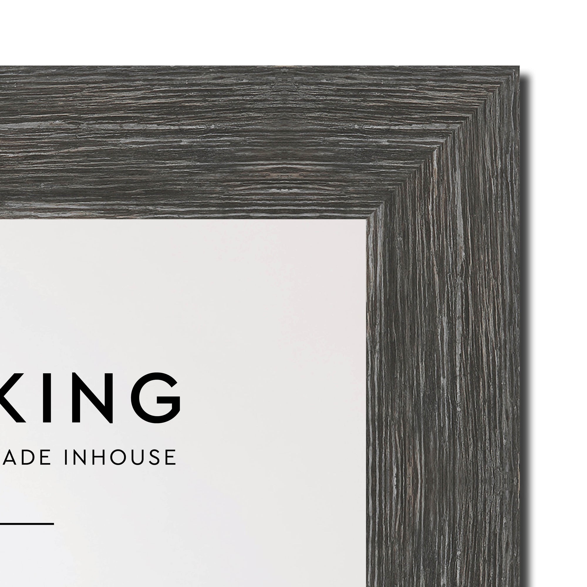 Homestead Dark Grey 40mm Wood Panoramic Photo Frame - 50cm x 100cm