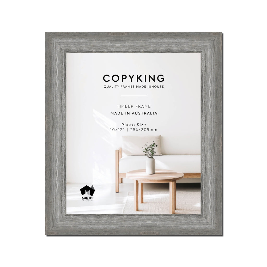 Homestead Light Grey 40mm Wood Photo Frame - 10" x 12" (254mm x 305mm)
